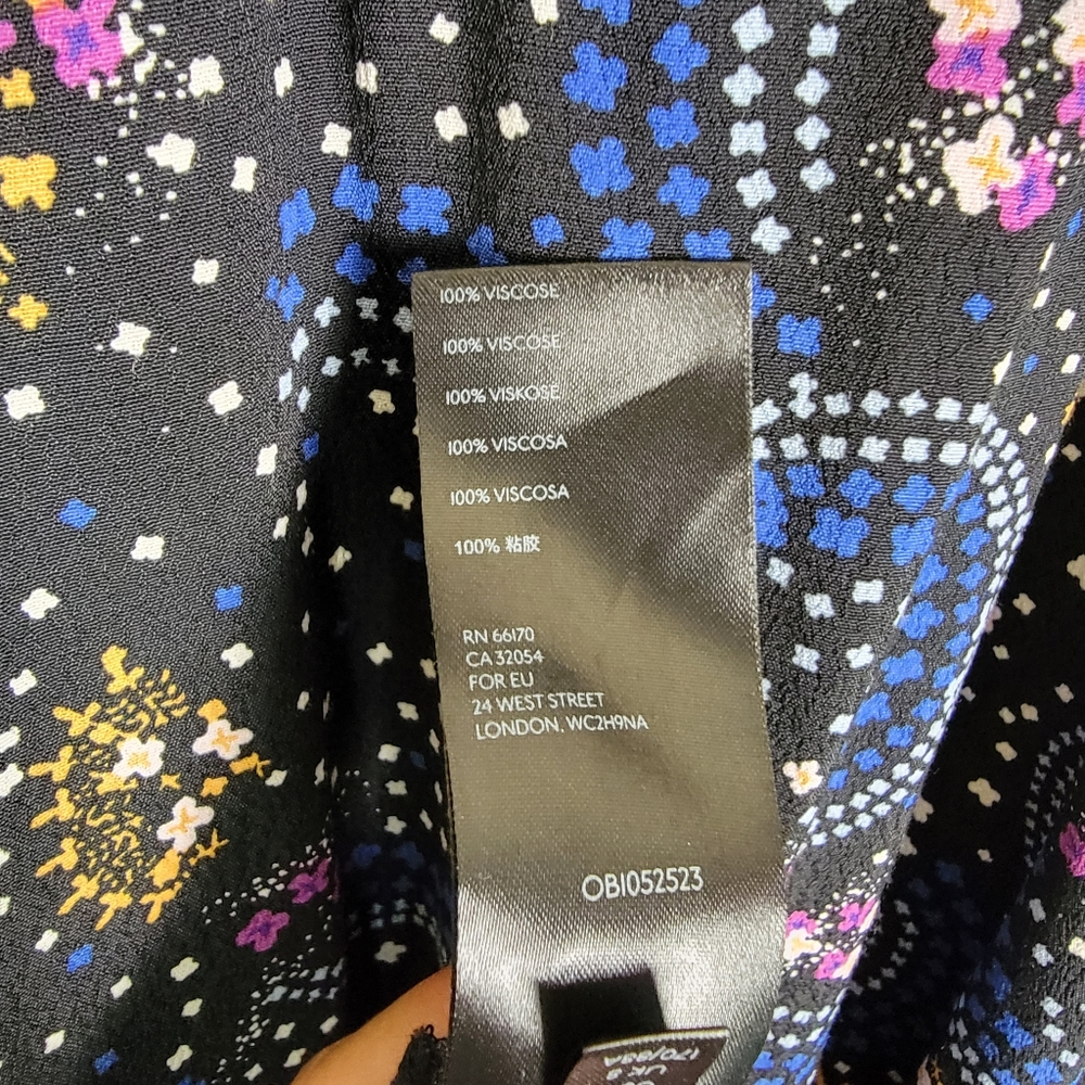 Maeve Anthropologie Gianna Tunic Dress Star‎ Print Pockets Sz 4 - Picture 5 of 11